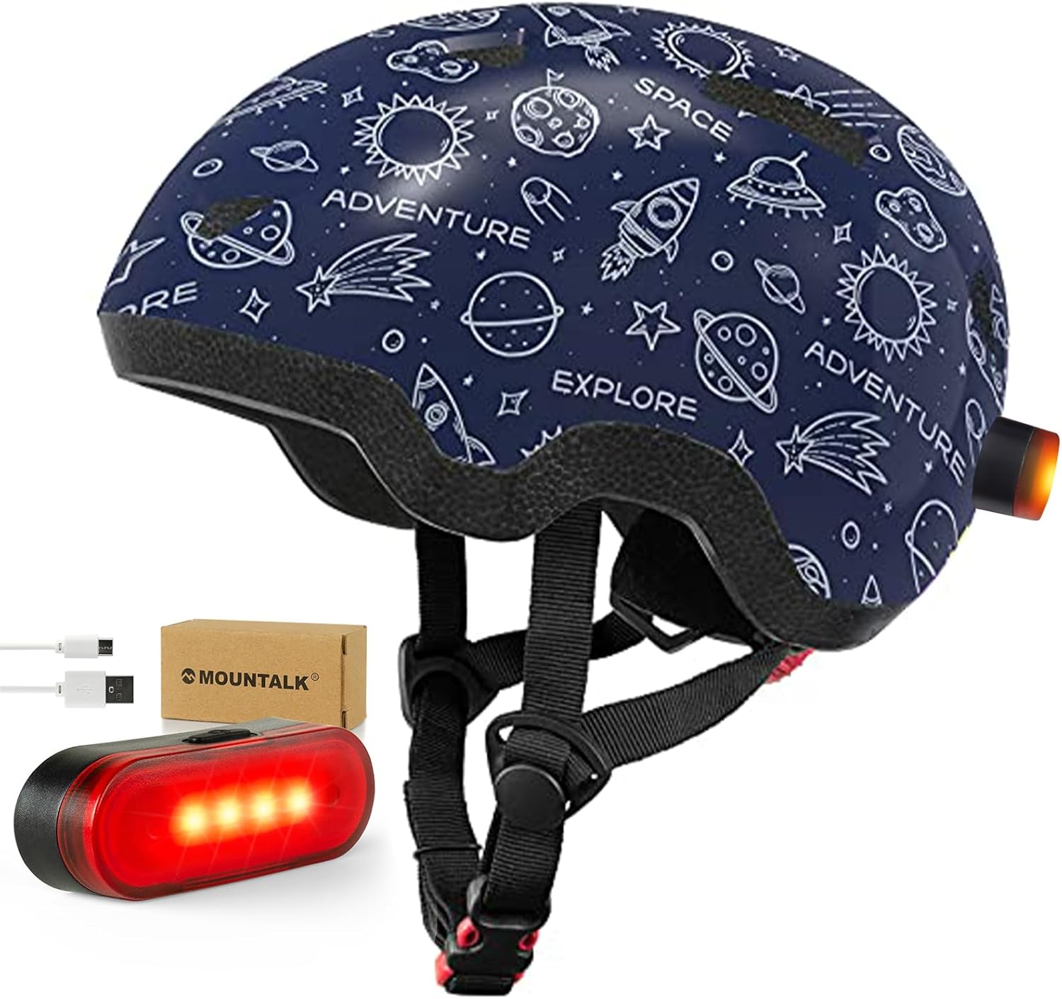 MOUNTALK Kids Bike Helmet for Safety and Comfort Ages 1-8