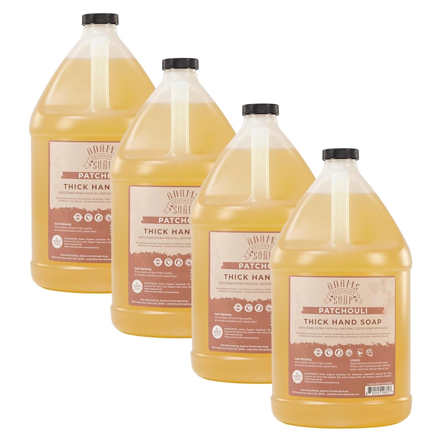 Thick Organic Castile Liquid Hand Soap Refill - Patchouli Scent