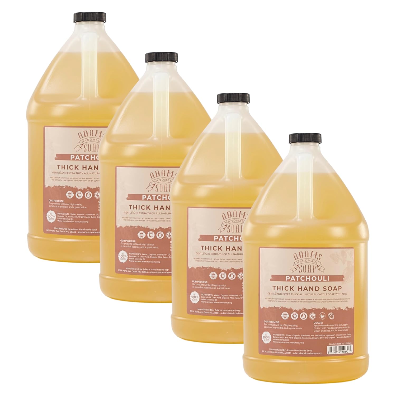 Thick Organic Castile Liquid Hand Soap Refill - Patchouli Scent
