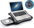 MAX SMART Laptop Lap Stand with Cooling Fan - Ultimate Work Comfort