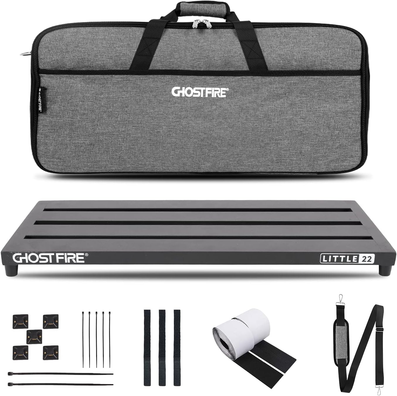 Ghost Fire V-LITTLE 22 Pedal Board: Lightweight and Durable