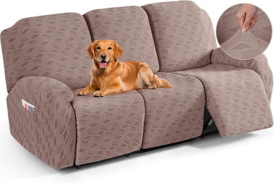 TAOCOCO Recliner Sofa Covers for 3 Seat Furniture Protection