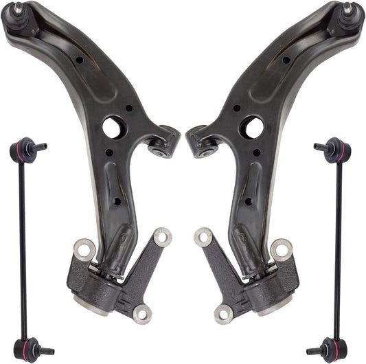 TRQ Front Suspension Kit Control Arm with Ball Joint for Honda Fit