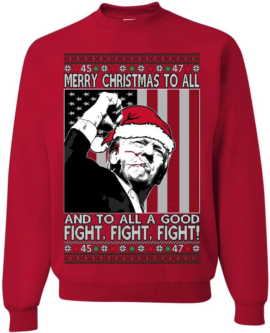 Santa Trump Ugly Christmas Sweatshirt