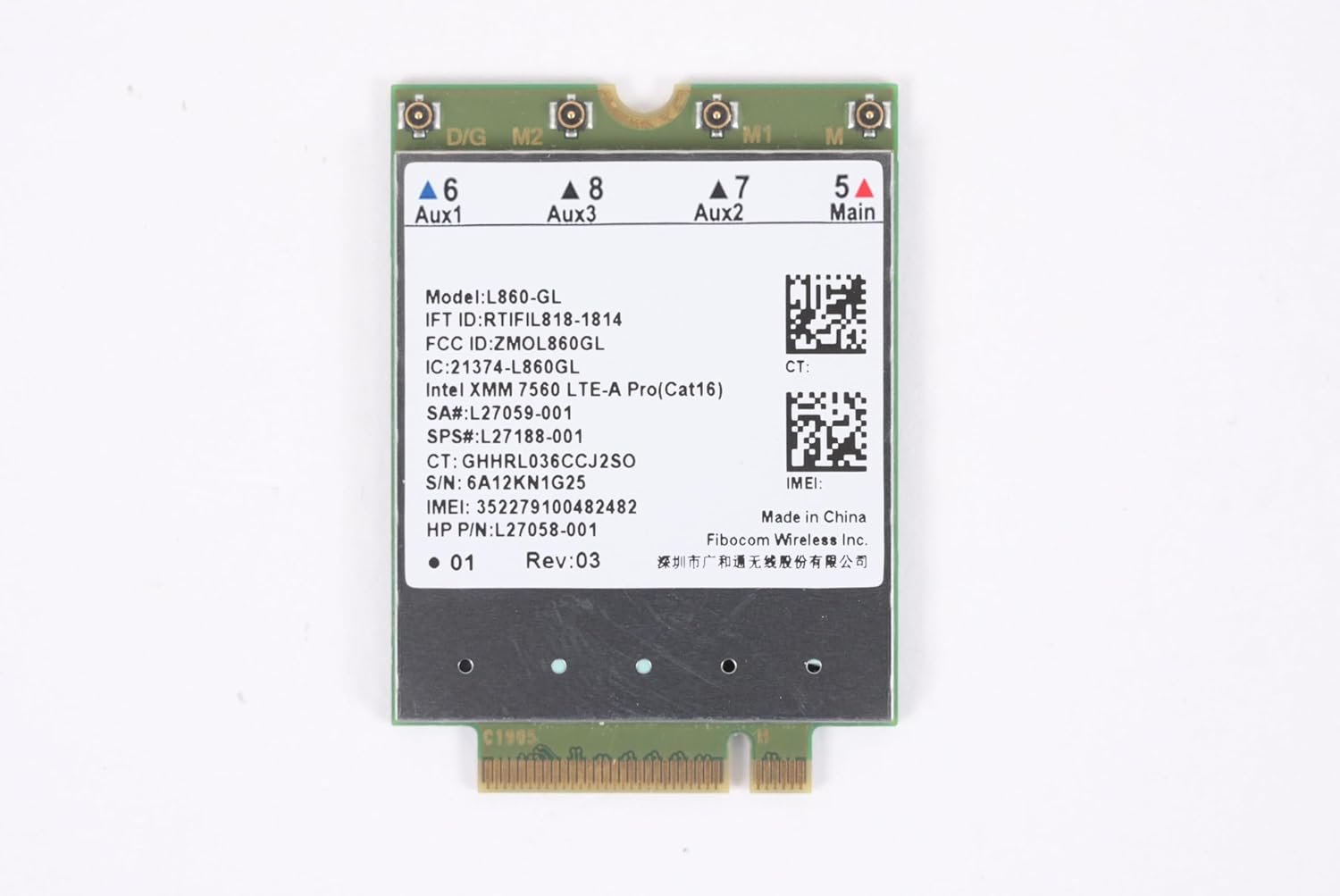 Ebid Dealz Replacement for Fibocom L860-GL 4G Module WLAN Card