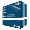 Trotec TroLase 12x12x1/16 Blue/White Laser Engraving Sheet - Durable