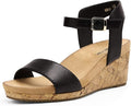 DREAM PAIRS Womens Open Toe Buckle Ankle Strap Platform Wedge Sandals