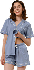 100% Cotton Pajamas for Women Sets 2 Pieces - Soft Breathable made
