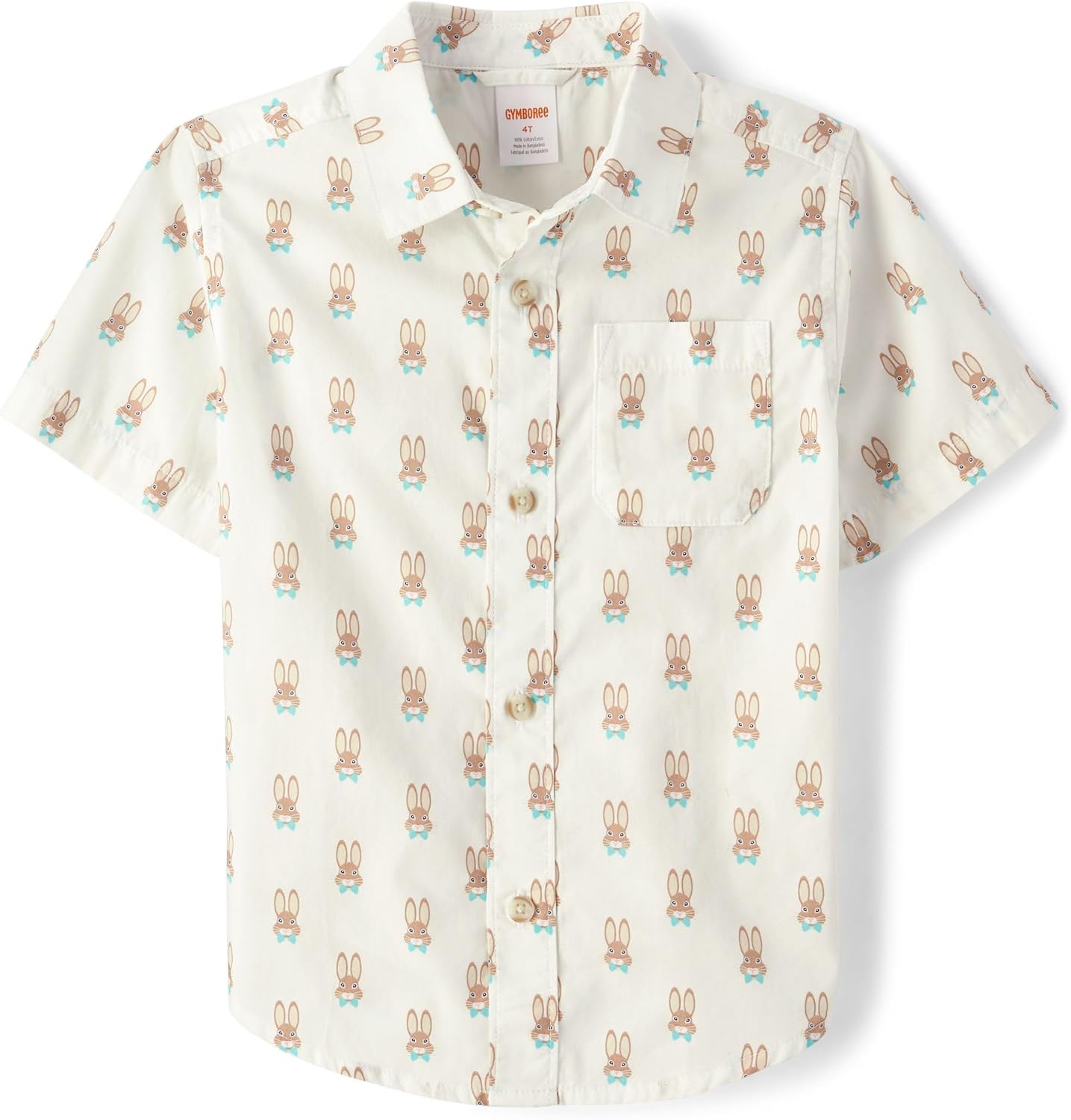Matching Family Short Sleeve Button Up Shirt by Gymboree