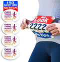 bibSNAPS Race Bib Clips - Secure Snap Lock Fasteners for Runners