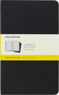 Moleskine Cahier Journal Large Squared Grid Set of 3 - Flexible Covers