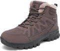 Mens Snow Boots Insulated Fur Liner Winter Walking Sneaker - Warm