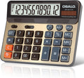 Desktop Calculator Extra Large 5-In LCD Display 12-Digit - Easy Desk