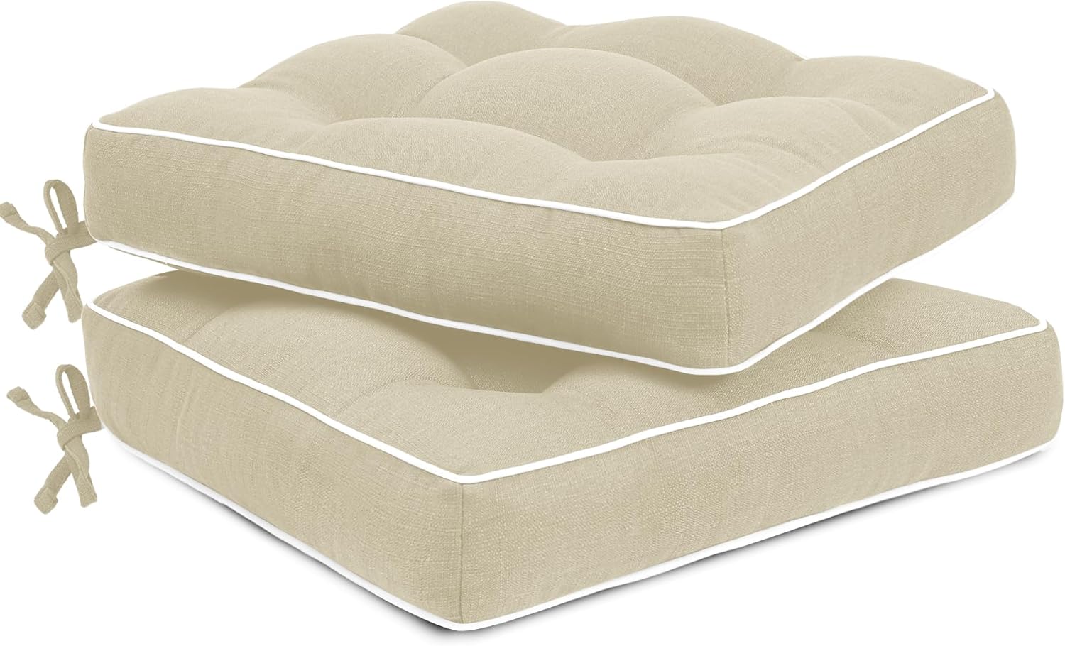 Favoyard Patio Cushions 19 x 19 Inch Water-Resistant Seat Cushions