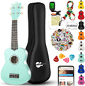Soprano Ukulele Beginner Kit 21 in Rainbow Series - Starter Set