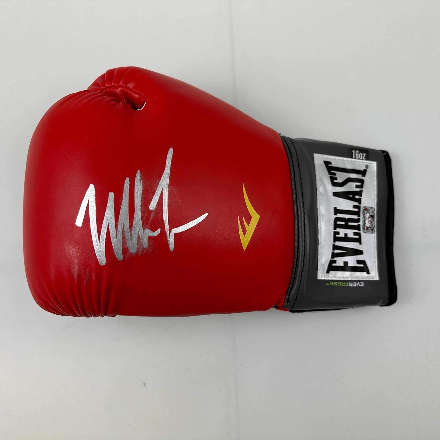 Autographed Mike Tyson Red Everlast Boxing Glove with COA