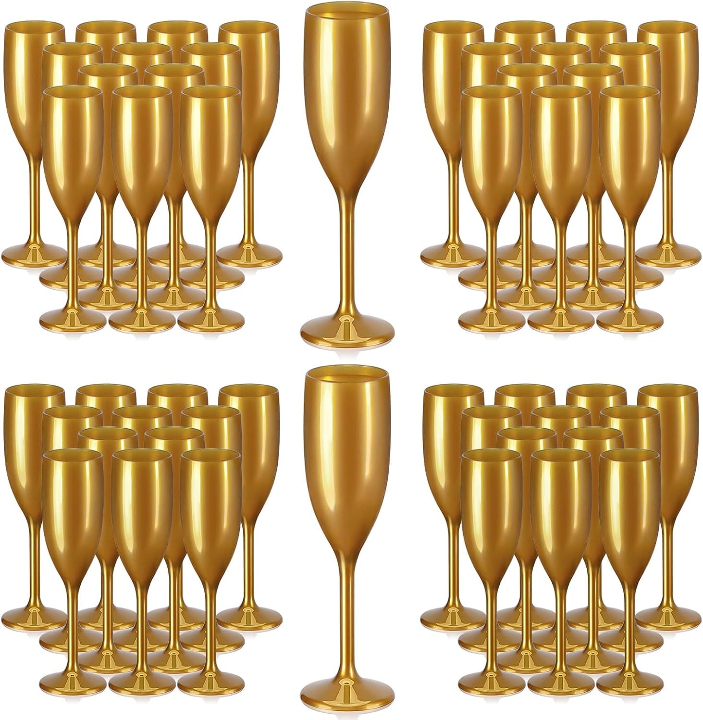 Elegant Unbreakable Champagne Flutes for Stylish Celebrations