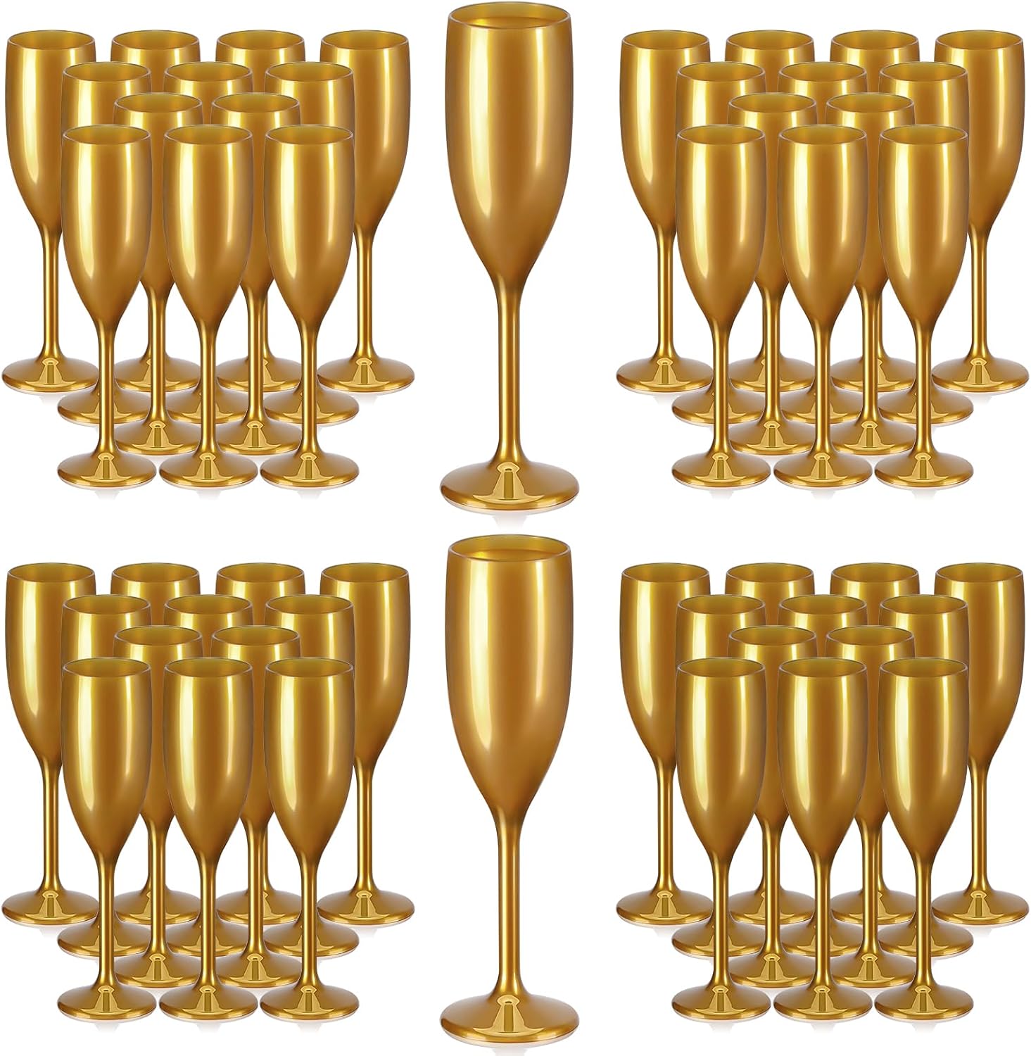 Elegant Unbreakable Champagne Flutes for Stylish Celebrations