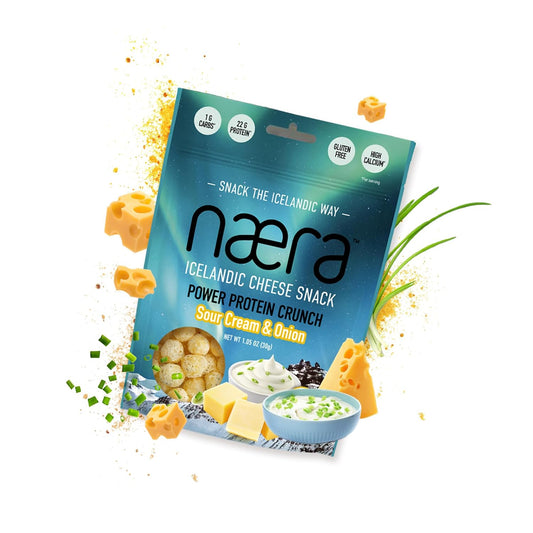 Sour Cream & Onion Cheese Crunch - High Protein Keto Snack