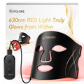 FOLOKE LED Light Therapy Mask for Face - Red & NIR Wrinkle Care