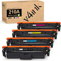 v4ink 210A Toner Cartridge 4 Pack Compatible Replacement - With Chip