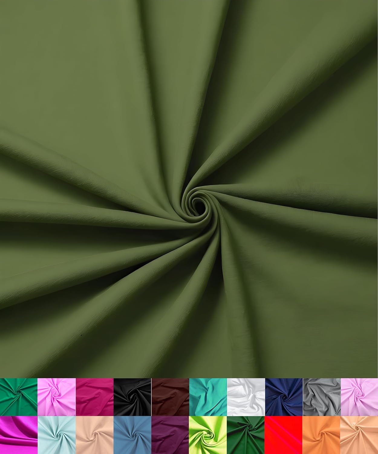 Barcelonetta Poly Cotton Fabric for Sewing - Lightweight Broadcloth