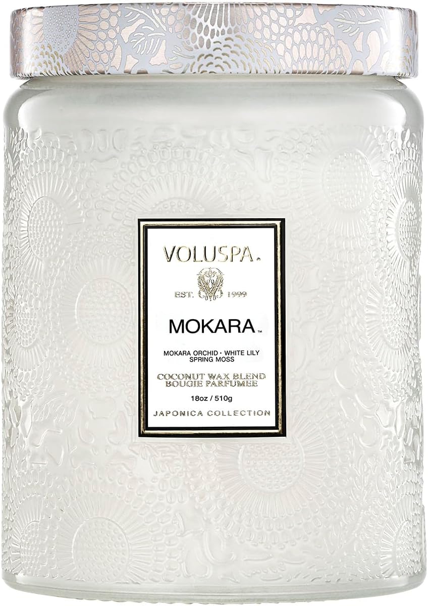 Voluspa Mokara Orchid Candle - Luxurious Coconut Wax Blend