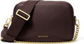 Bryant Medium Pebbled Leather Double Zip Chain Crossbody Bag - Compact