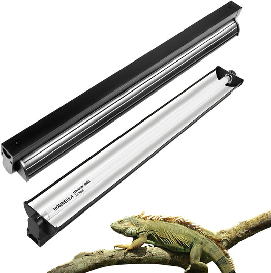 T5 10.0 UVB Reptile Light Fixture for Bearded Dragons & Lizards