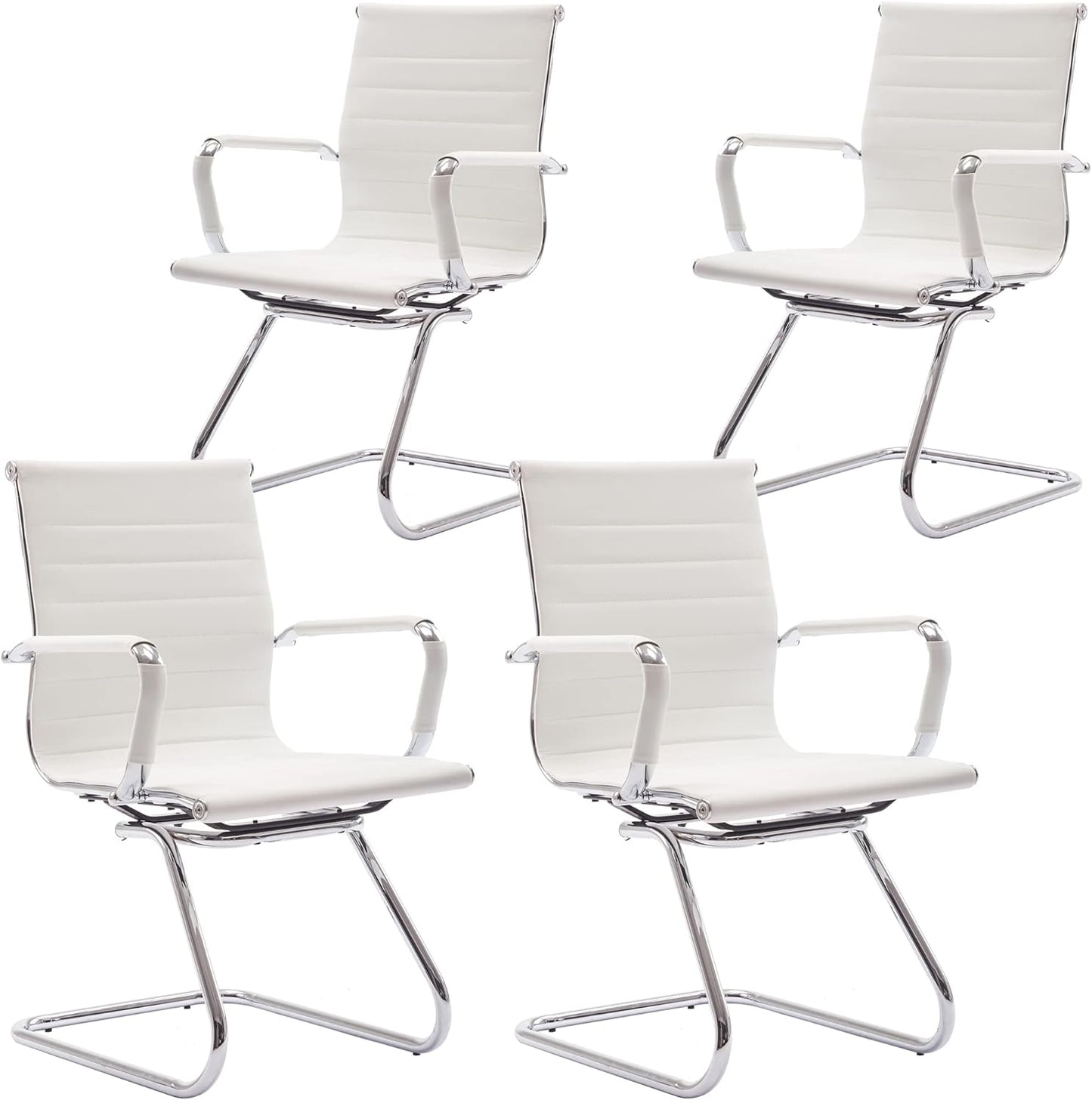 Wahson Office Guest Chairs No Wheels for Meeting and Lobby