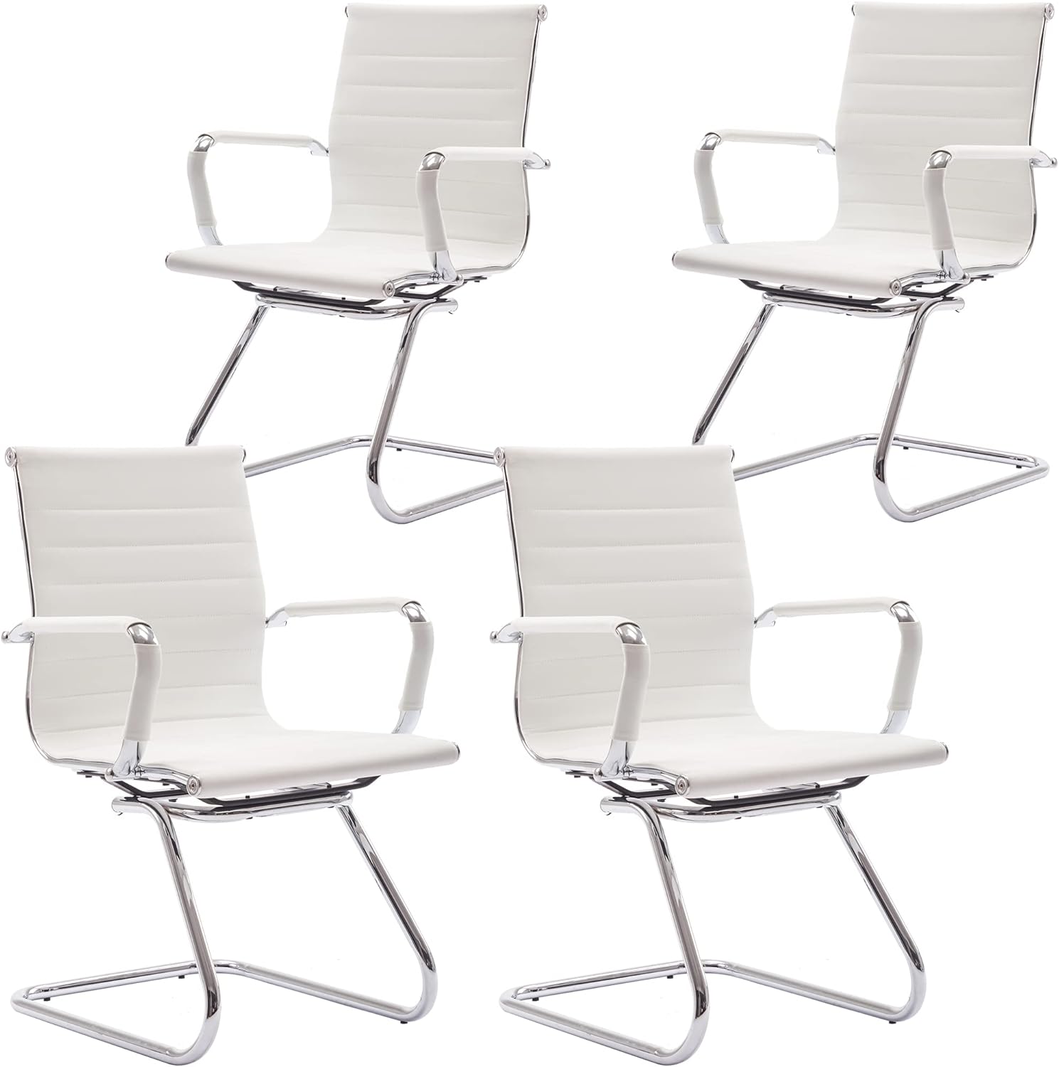 Wahson Office Guest Chairs No Wheels for Meeting and Lobby