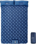 Night Cat Inflatable Double Sleeping Pad Mat Bed - Quick Foot Pump