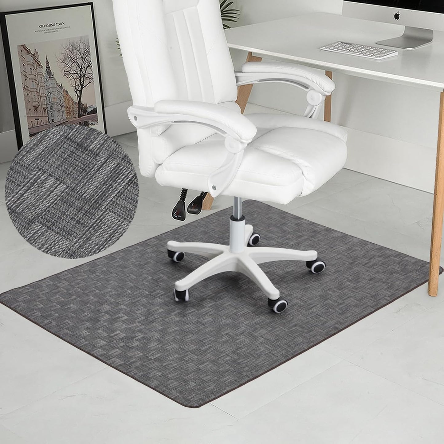Chair Mat for Hardwood & Tile Floor, 47in x 60in Heavy Duty