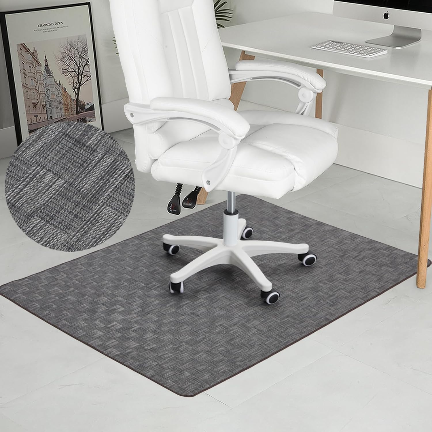 Chair Mat for Hardwood & Tile Floor, 47in x 60in Heavy Duty