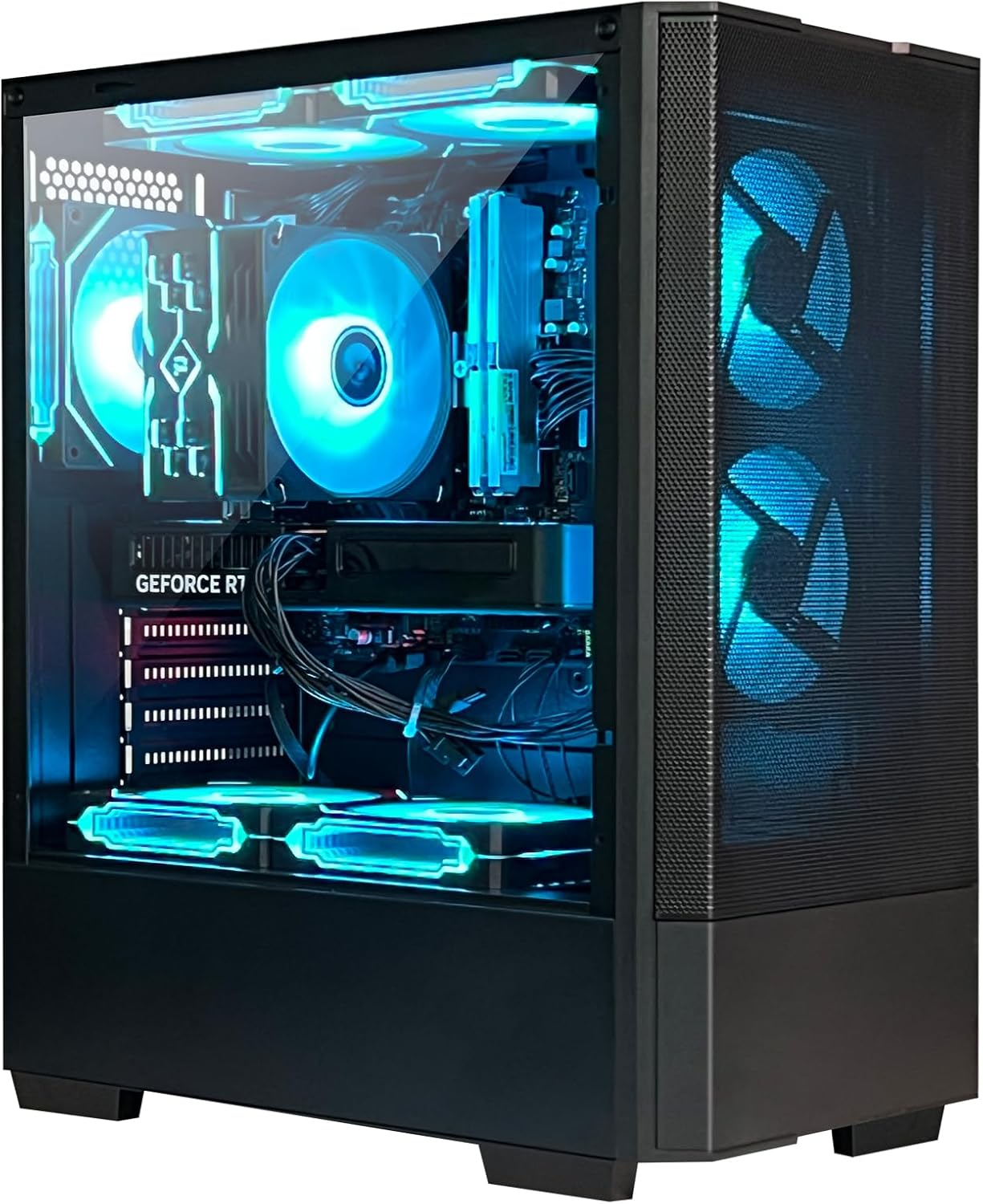 Gaming Desktop PC with AMD R7 5700X and GeForce RTX 5060