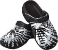 FOCO Men's Tie-dye Garden Sandals with NFL Team Logo for Comfort