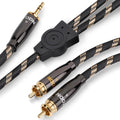 3.5mm to RCA Audio Cable Audiophile OCC-Core - Balanced Sound