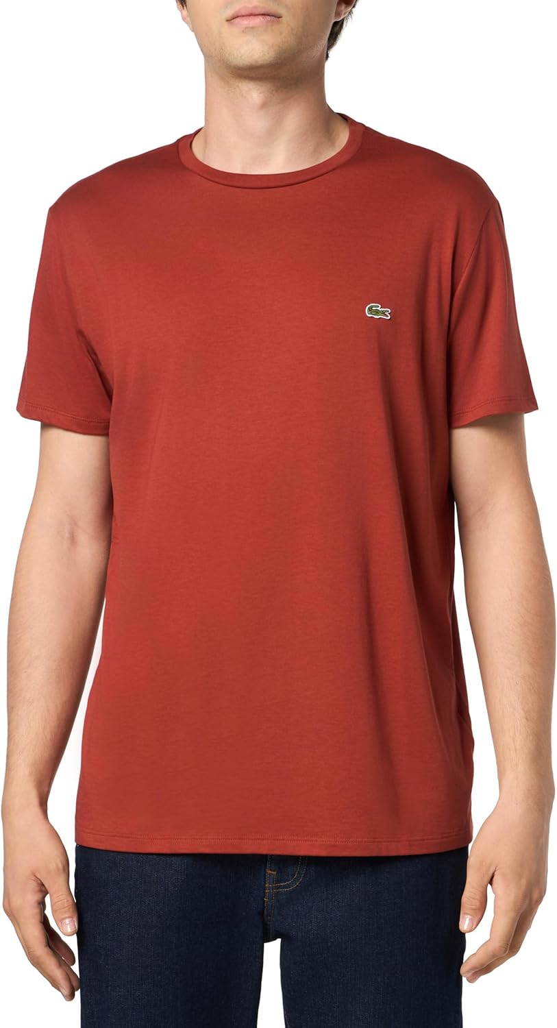 Lacoste Men's Short Sleeve Pima Jersey Crew Neck Tee Review