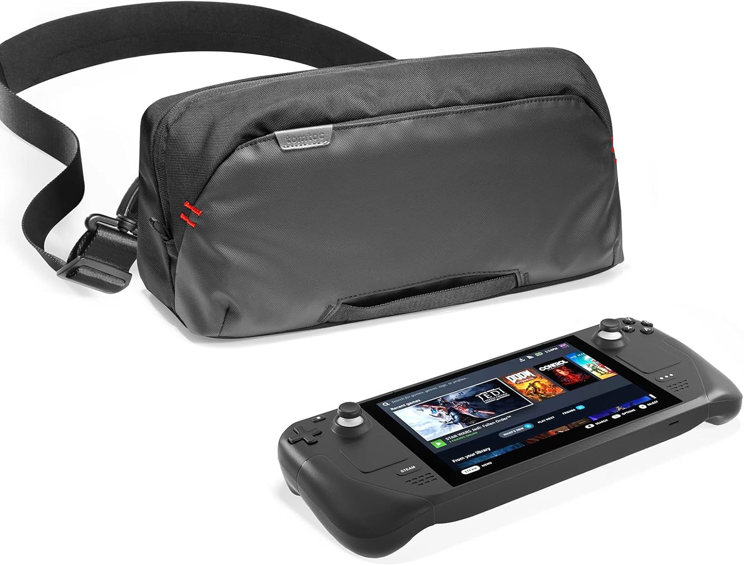 tomtoc Carrying Case for Steam Deck and Nintendo Switch Travel