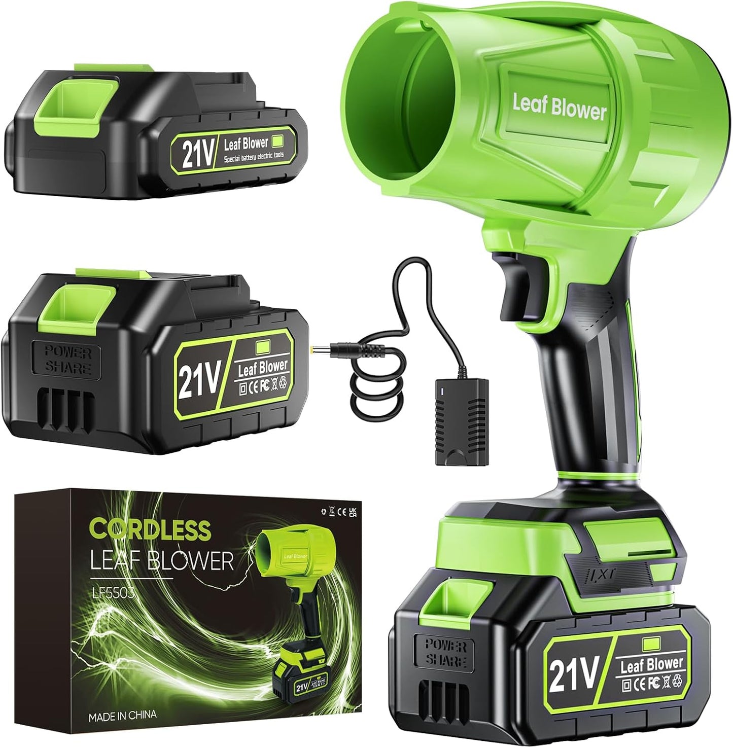 Lightweight Cordless Leaf Blower with Turbo Jet Technology