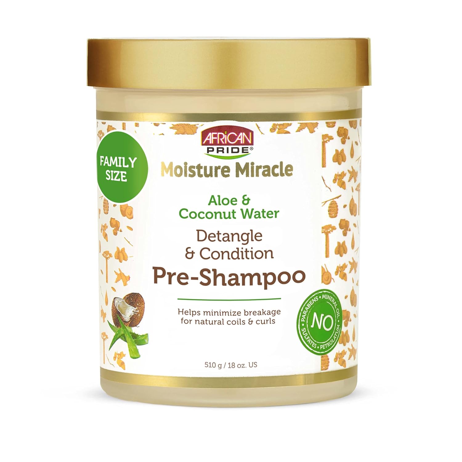African Pride Breakage-Defense Pre-Conditioner, 18 oz.