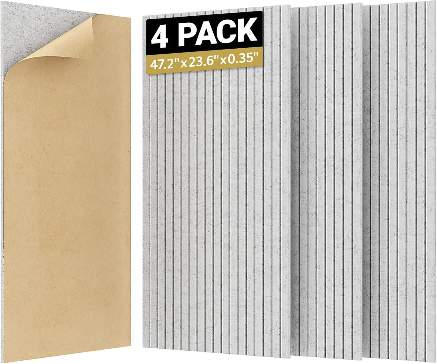 TONOR 4 Pack Large Acoustic Panels for Superior Sound Absorption
