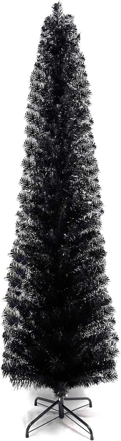 6ft Pencil Christmas Tree for Slim Holiday Decoration
