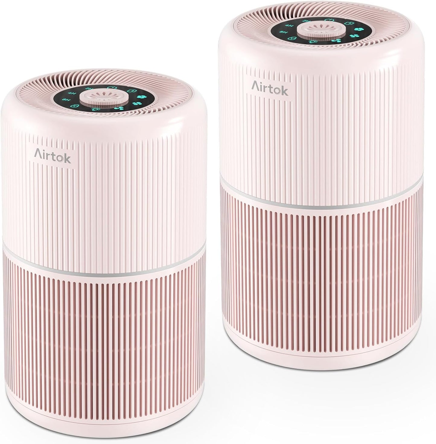 2 Pack Air Purifier for Home Bedroom with H13 True HEPA Filter