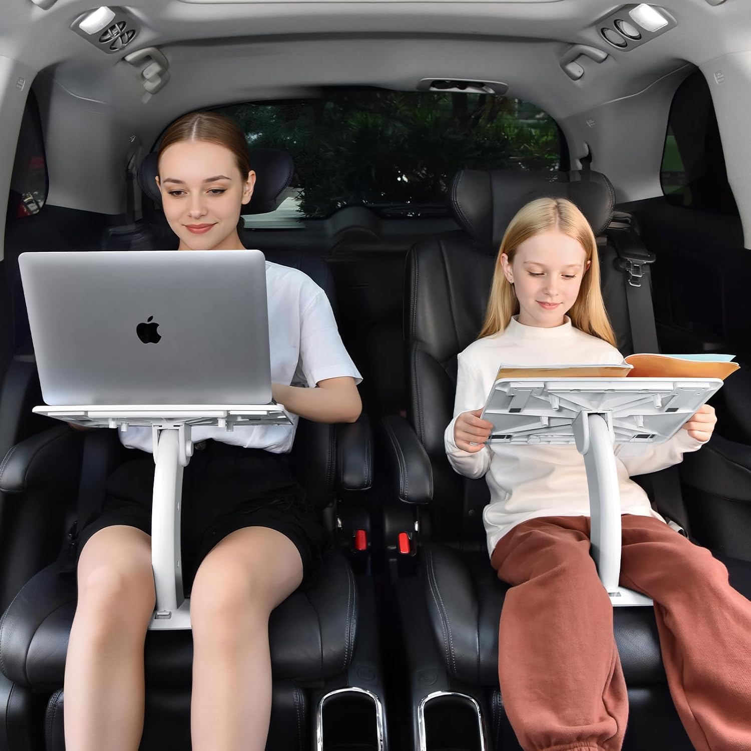 Adjustable Car Seat Tray Table for Kids and Adults Travel