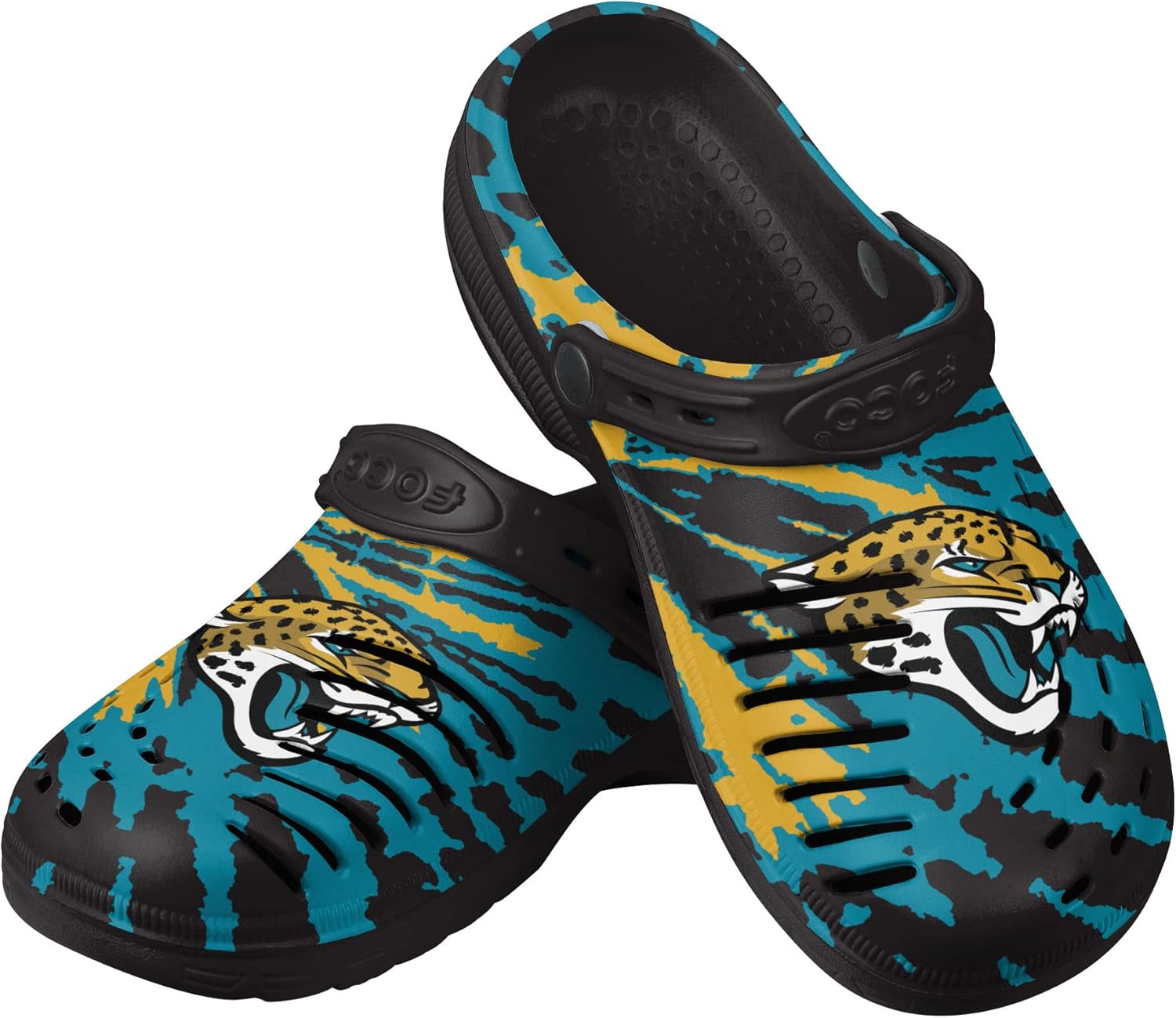 FOCO Mens NFL Team Logo Tie-dye Garden Water Sandals Shoes