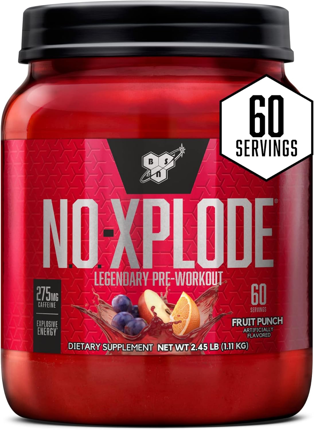 BSN N.O.-XPLODE Pre Workout Supplement for Ultimate Energy