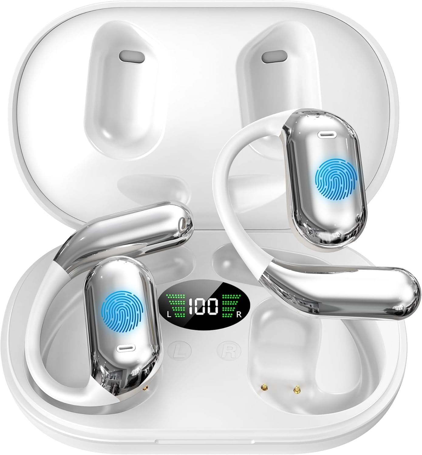 AI Translator Earbuds, Premium Sound, 80H Playtime
