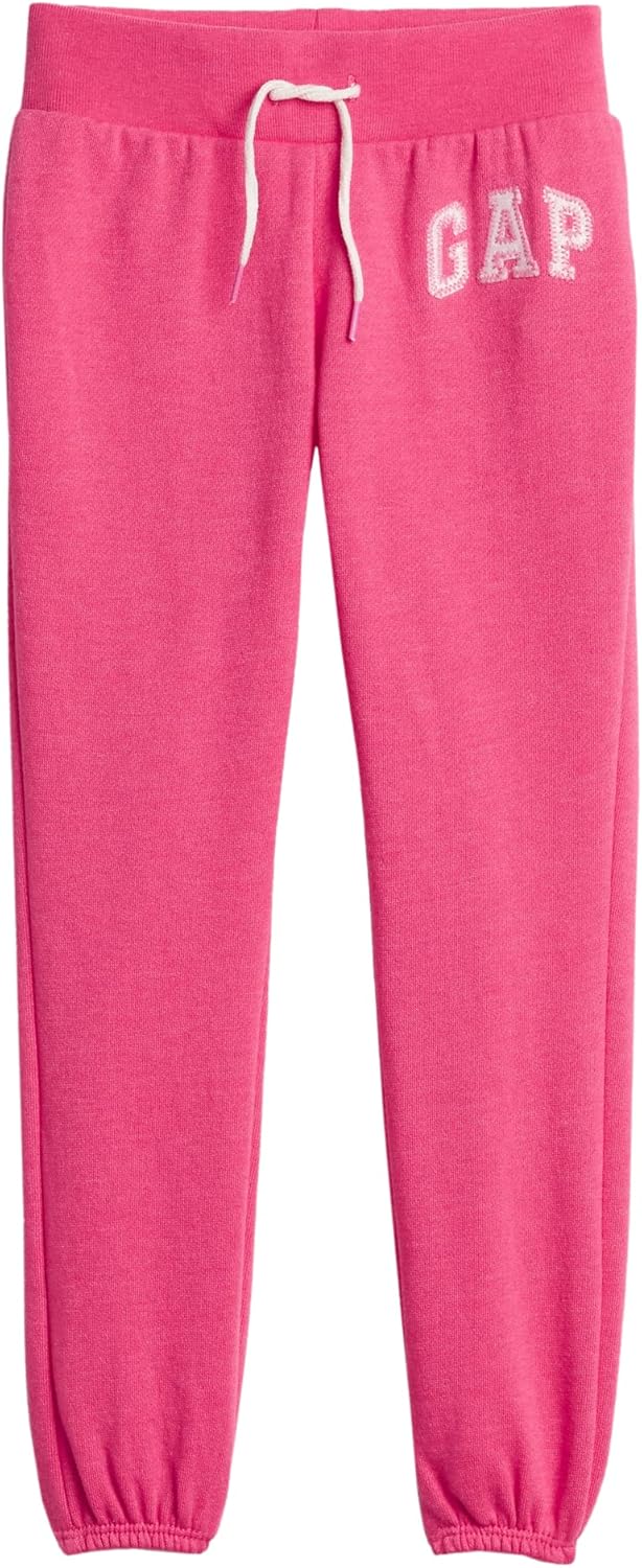 GAP Girls' Cozy Logo Jogger Pants