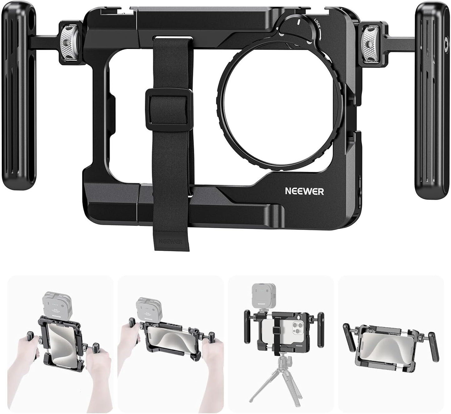 NEEWER Universal Smartphone Video Rig for Filmmaking and Vlogging